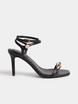 Luella Ankle Tie Barely There Heels