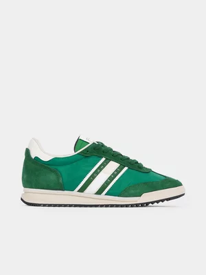 Men's Tommy Hilfiger Green Tjm Retro Runner Cleated Sneakers