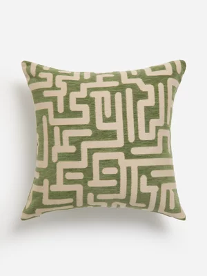 Jet Home Green Maze Scatter 60x60cm