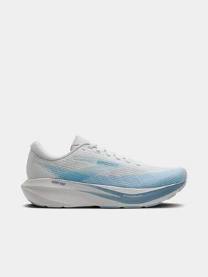 Brooks Womens Ghost Amp Blue/Metallic Running Shoes 