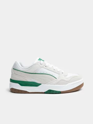 Junior Puma Rebound Retro SD White/Grey/Green Sneaker