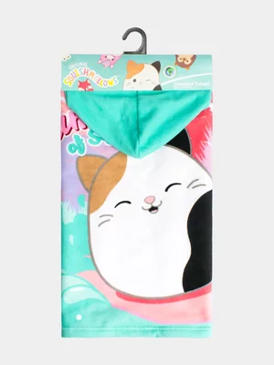 Squishmallows Pink Hooded Towel