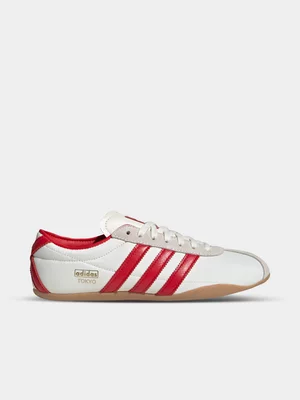 adidas Originals Women's Tokyo White/Red Sneaker