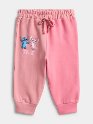 Jet Toddler Girls Pink Lilo And Stitch Active Bottom