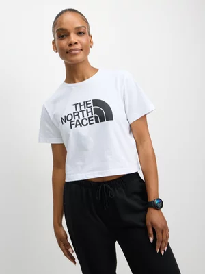 The North Face Womens Easy White Cropped Tee