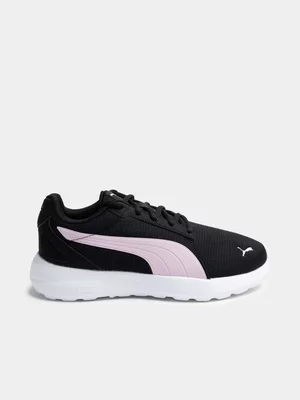 Women's Puma Softride Cosmic Black/Pink Sneaker