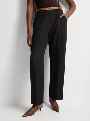 Belted Straight Leg Pants