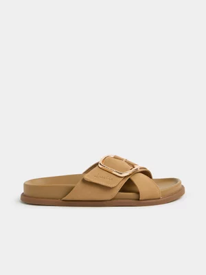 Luella Cross Over Buckle Slides