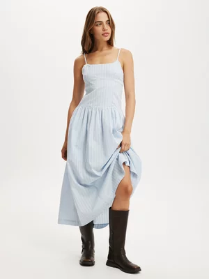 Women's Cotton On Blue Alexis Seamed Maxi Dress