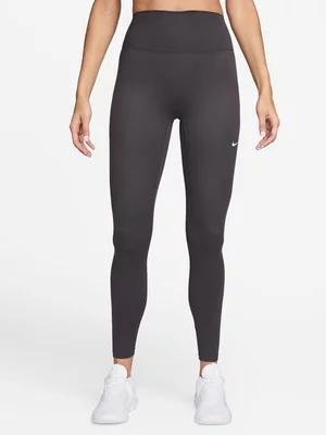 Nike Womens Dri-Fit One Seamless Front Thunder Grey/White Tights