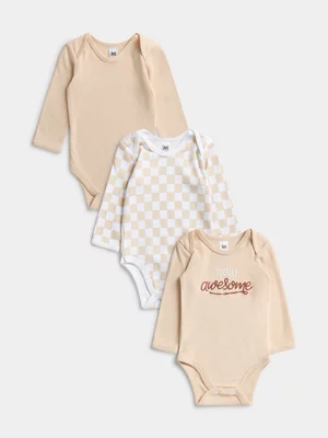 Jet Baby Boy 3 Pack Awesome Bodyvests