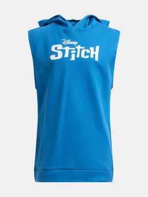 Jet Older Boys Stitch Navy Sleeveless Hoodie