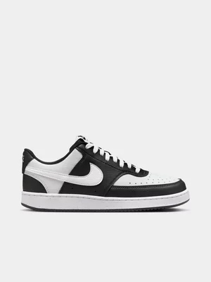Nike Womens Court Vision Next Nature Black/White Sneakers