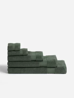 Jet Home Deep Green Inspire Towel Set