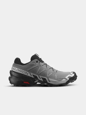 Salomon Mens Speedcross 6 Quiet Shade/Black/Pearl Trail Running Shoes 