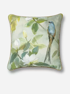 DG Feather Bird Scatter Cushion Green 60x60cm