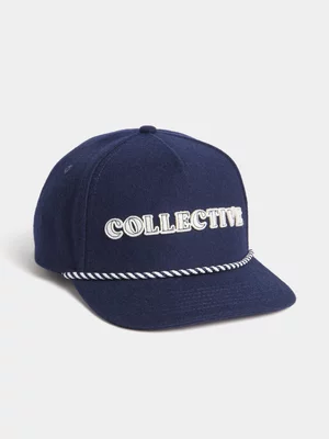 Archive Unisex Melton Driver Peak Navy Cap