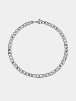 Stainless Steel Men’s Curb Bracelet