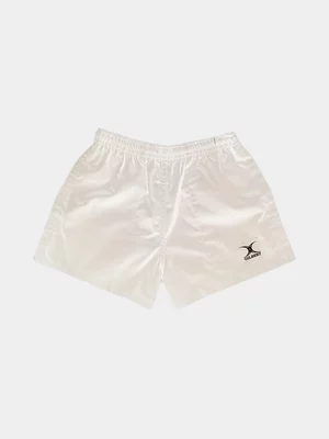Gilbert Mens Tagged White Rugby Shorts