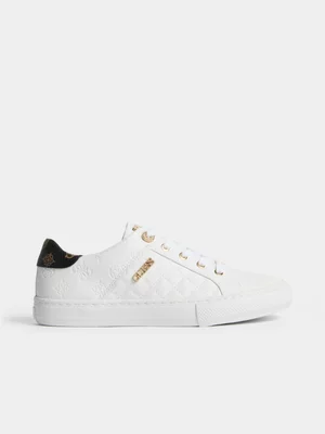Women's Guess White Larsa Sneakers