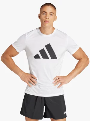 adidas Mens Run It White Tee