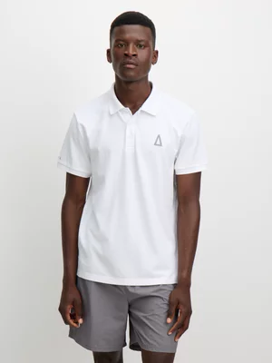 Mens APX Pique White Golfer