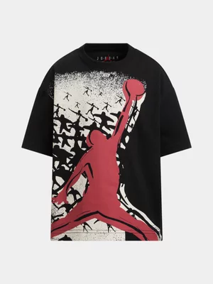 Jordan Boys Black T-Shirt