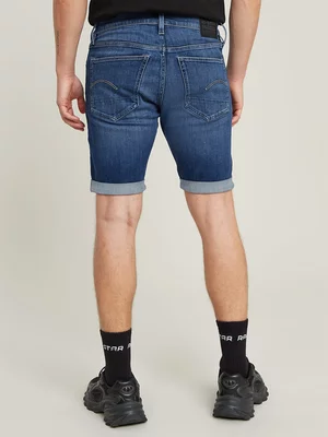 G-Star Men's 3301 Denim Medium Blue Shorts