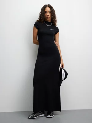 Redbat Classics Black Women's A-Line Maxi Dress