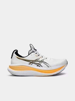ASICS Mens Gel-Nimbus 28 Stadium Orange/White Running Shoes 