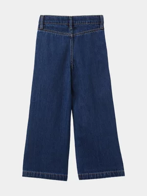 Cotton On Kids Girl Blue Pia Pintuck Bootleg Jeans