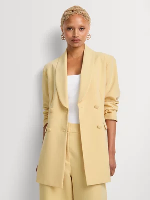 Shawl Lapel Slim Waist Blazer