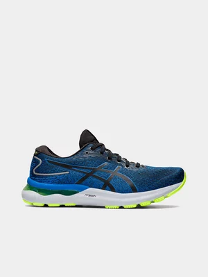 Men's Asics Gel-Nimbus 24 Black/Blue Shoe