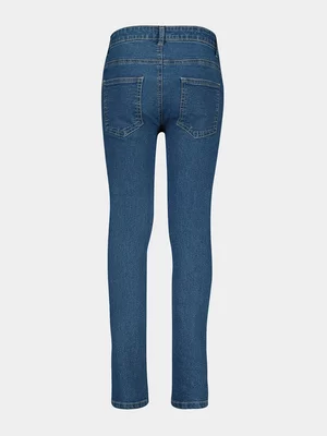 Younger Boy's Mid Blue Skinny Jeans