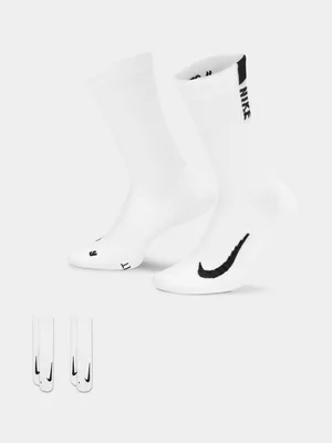 Nike Multiplier Crew 2-Pack Socks