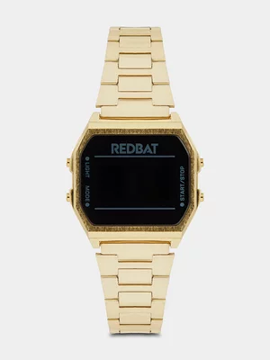 Redbat unisex Retro Gold Watch