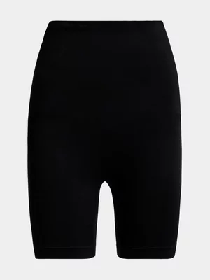 Jet Ladies Black Midleg Shaper Seamless Supportwear
