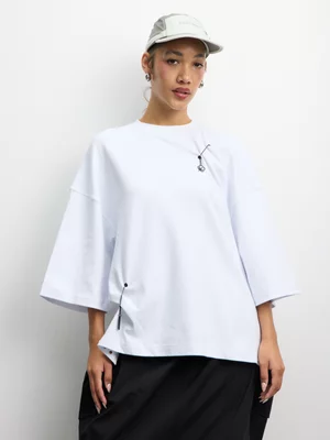 Anatomy Ladies Hardware White T-shirt