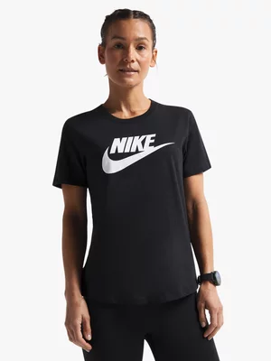 Nike Womens Sportswear Essential Icon Futura Black Tee