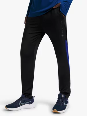 TS Mens Football Black/Blue Training Pants