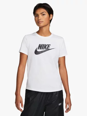 Nike Womens Sportswear Essential Icon Futura White Tee