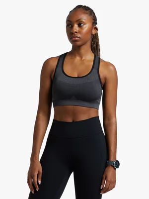 TS Womens Seamless Black Sports Bra