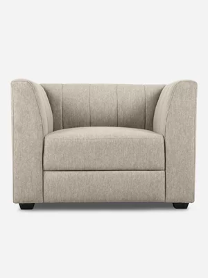Alexa 1 Seater Couch LuxGuard Colourwash Taupe