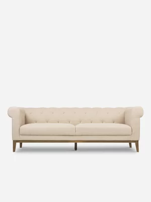 Soho 3 Seater Couch Jensen Natural