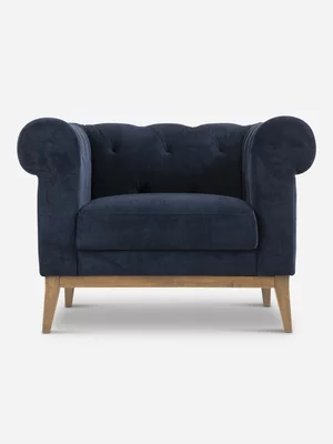 Soho 1 Seater Couch Danny Navy