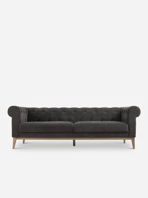 Soho 3 Seater Couch Danny Charcoal