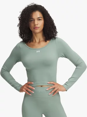 Under Armour Womens Vanish Seamless Long Sleeve Silica Green Top