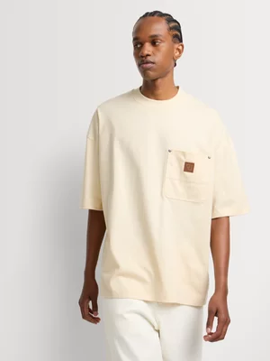 Relay Jeans Men's Boxy Fit Pocket Stone T-Shirt