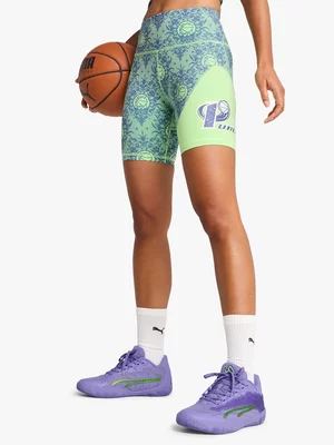 Puma Women's STEWIE x LACE EM UP Green Bike Shorts