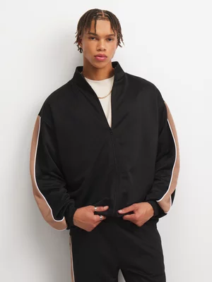 The FIX Men's Black Co-Ord Track Top